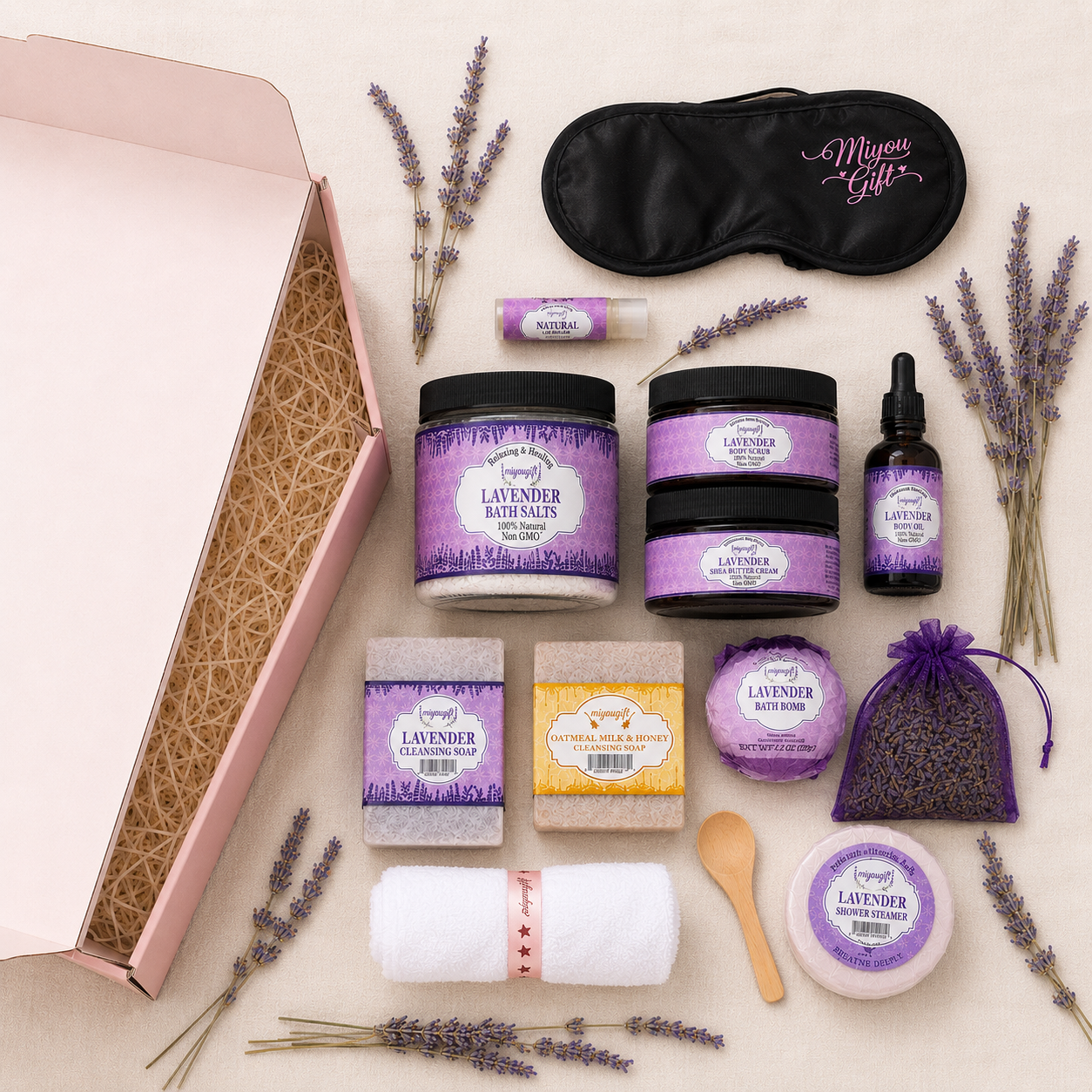 Lavender Spa Gift Box